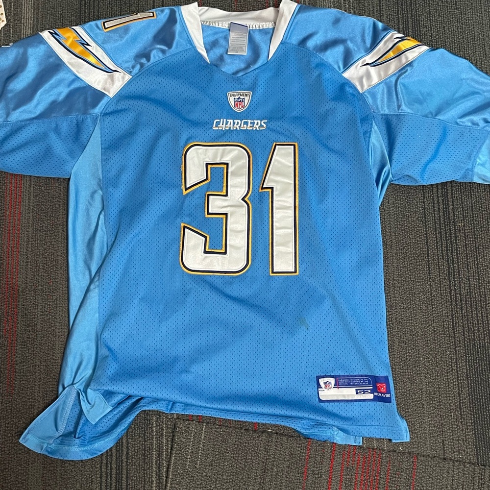 San Diego Chargers Antonio Cromartie Reebok Stitched NFL Jersey Men’s Sz 52
